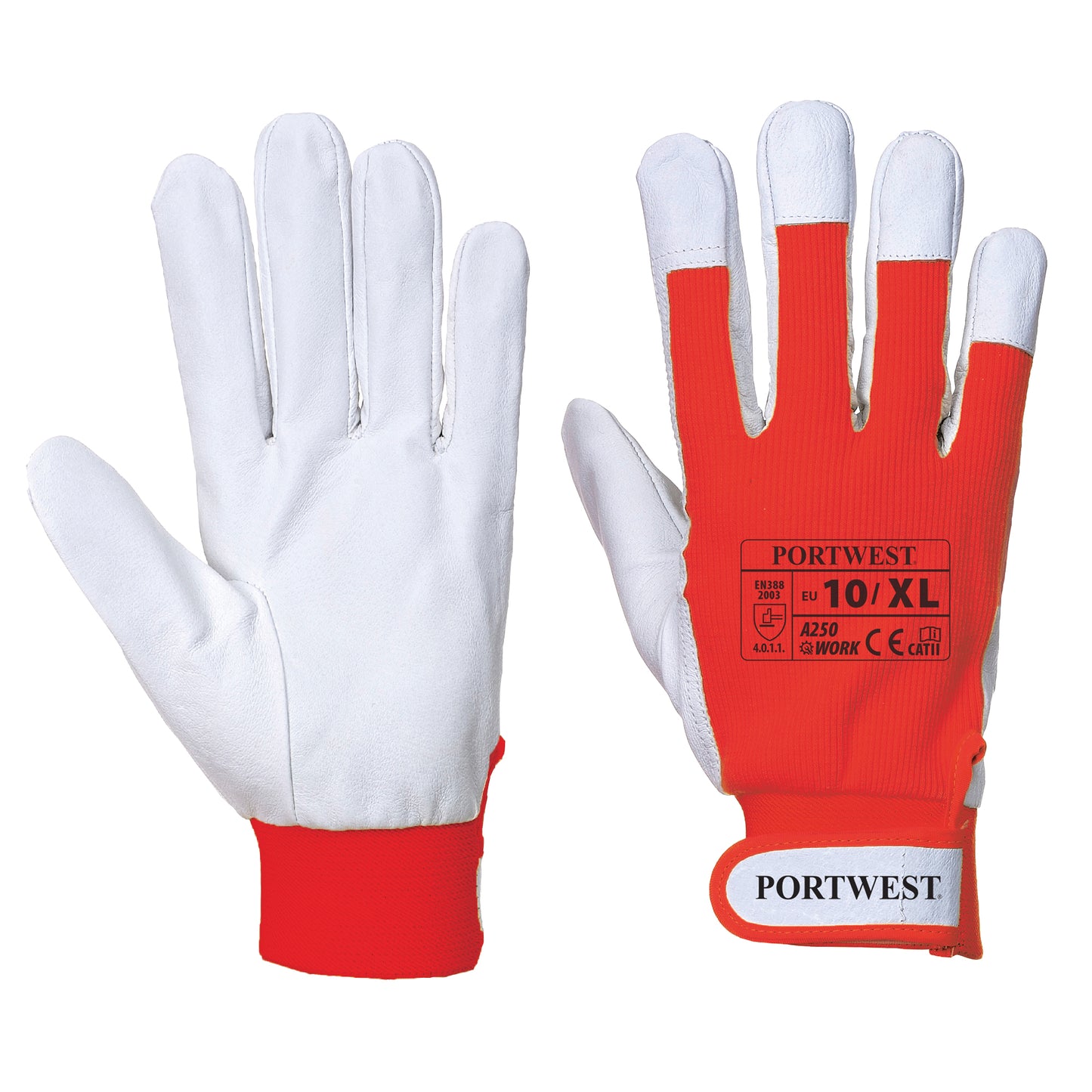 Tergsus Glove Red - A250 Extra-Large Palm & Back