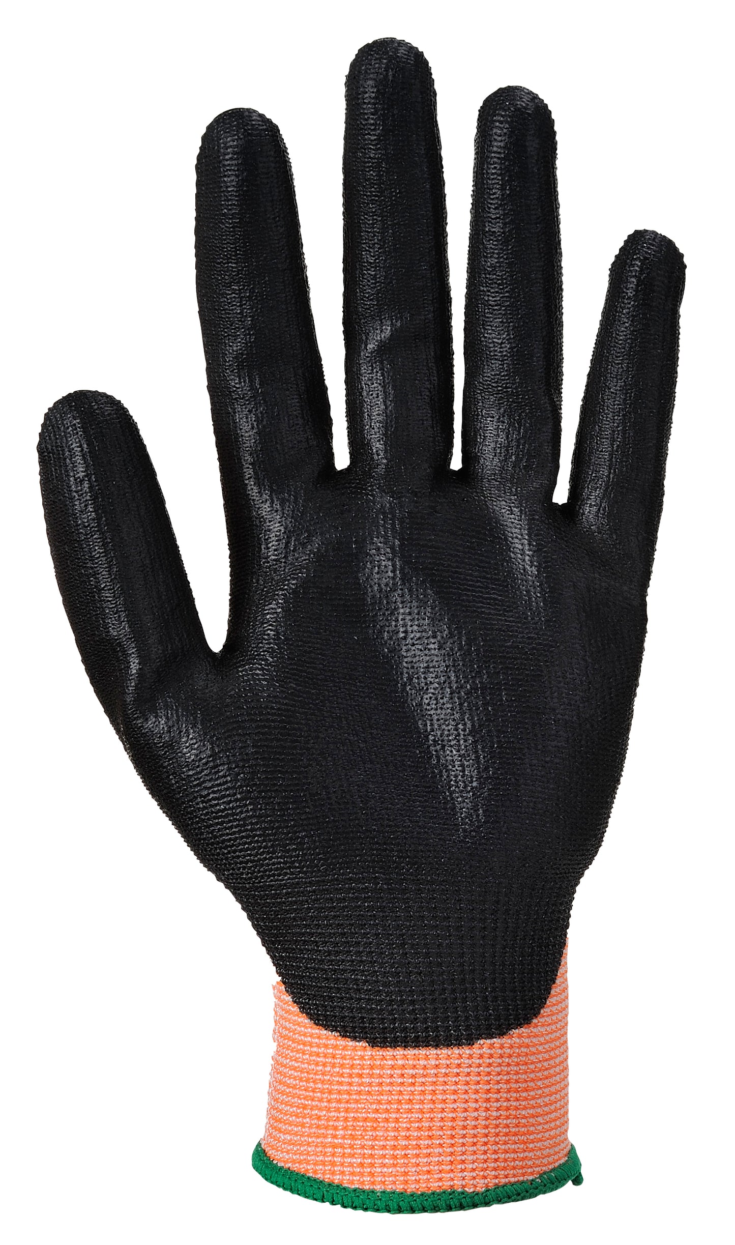 Amber Cut Nitrile Foam Orange/Black - A643 Palm