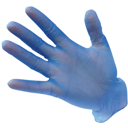 Powder Free Vinyl Disposable Glove Blue - A905