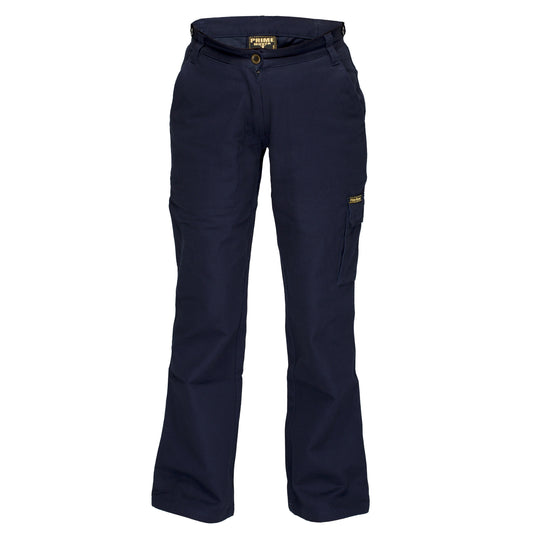 Ladies Cargo Pants Navy- ML708 Front