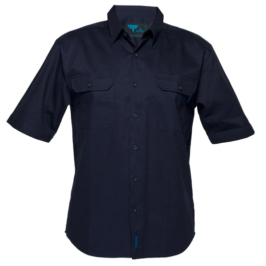 Business Shirt S/S Navy - MS905 Front