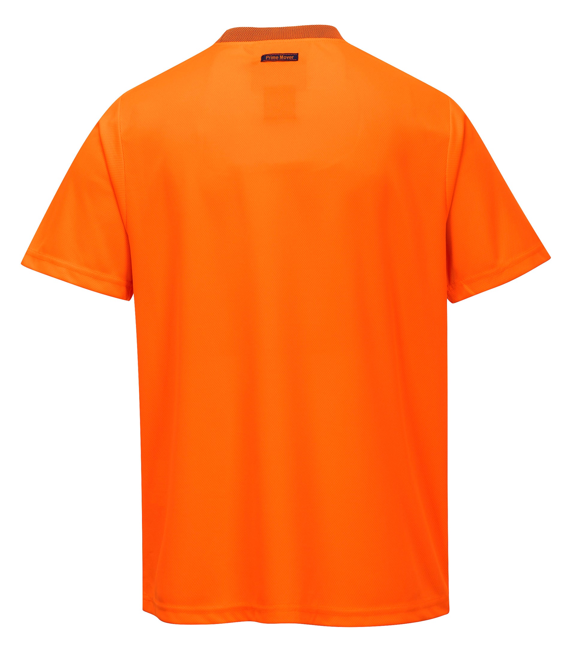 Micro Mesh T-Shirt S/S Class D Orange - MT119 Back 