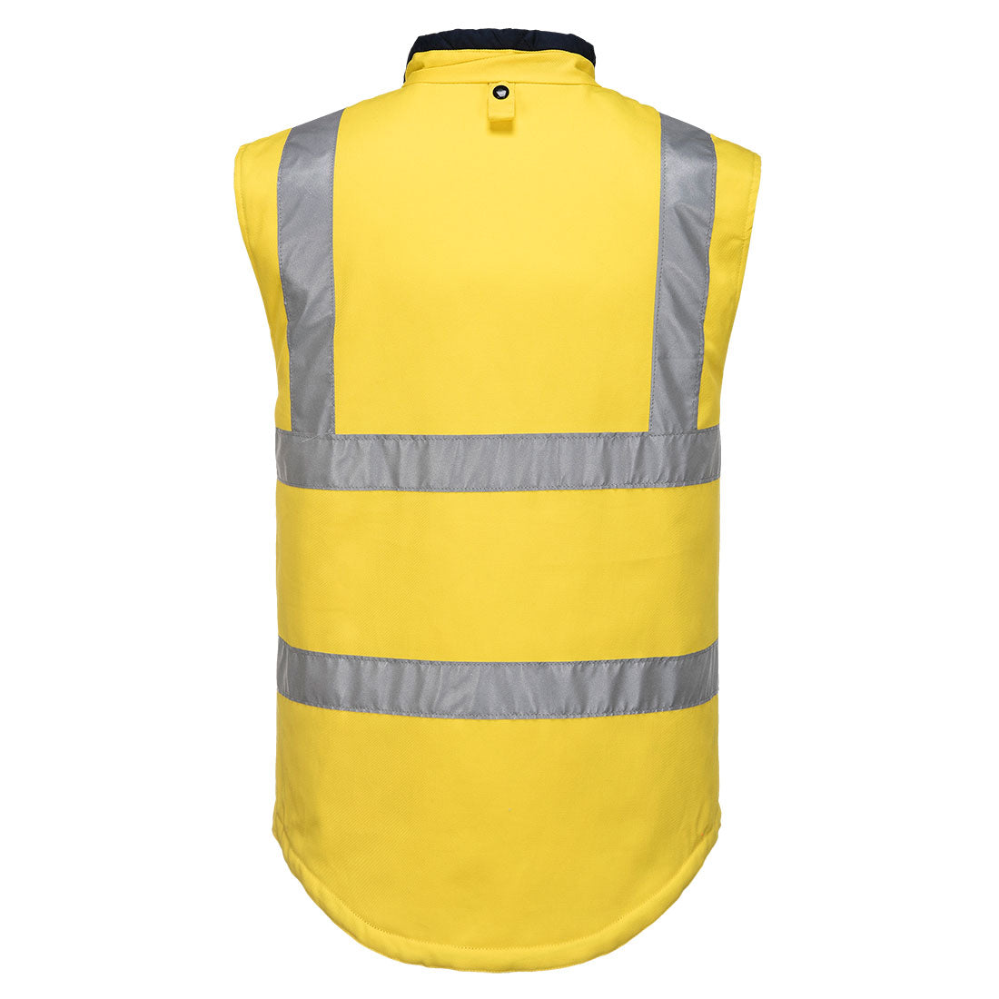 100% Cotton Reversible Vest yellow back- MV278