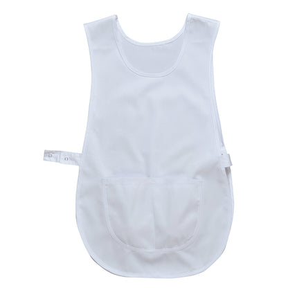 Tabard with Pocket White - S843 Front