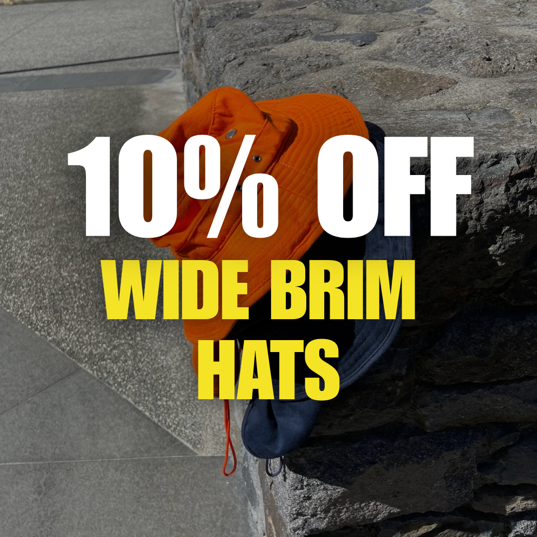 10% off Wide Brim Hats