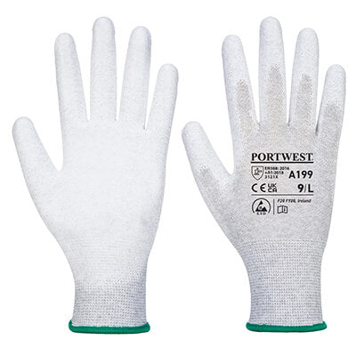 Antistatic PU Palm Glove- A199