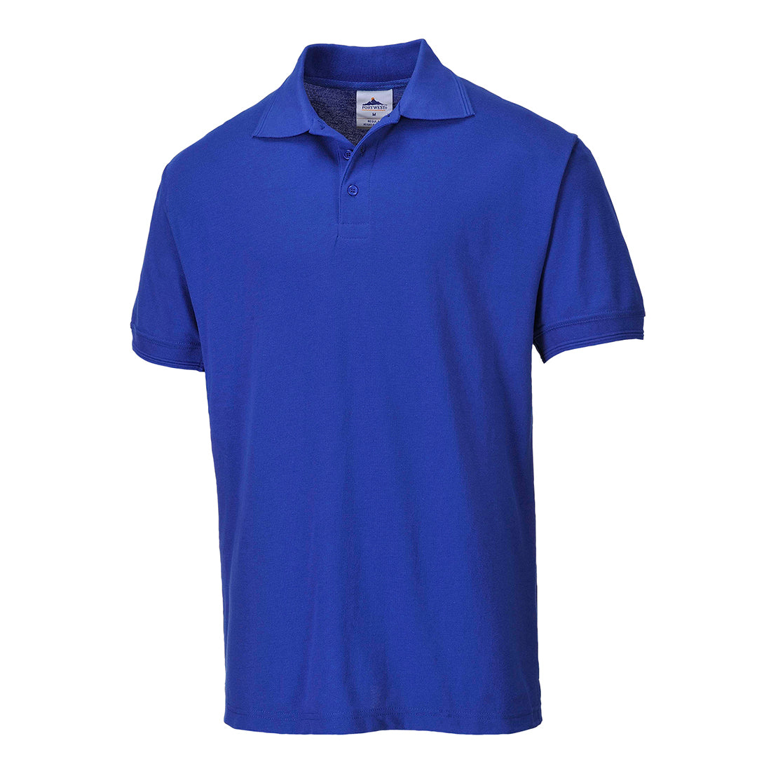 Naples Polo Shirt- B210 Royal blue front