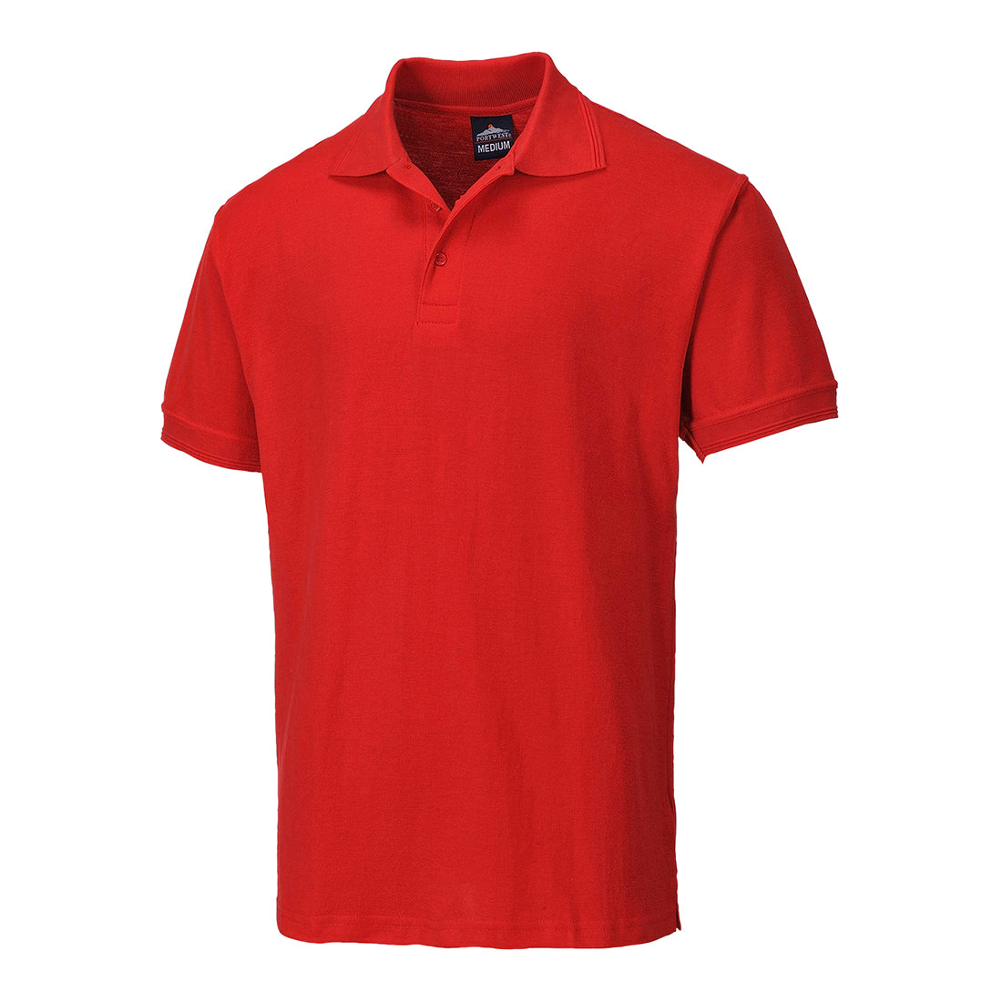 Naples Polo Shirt- B210 Red front