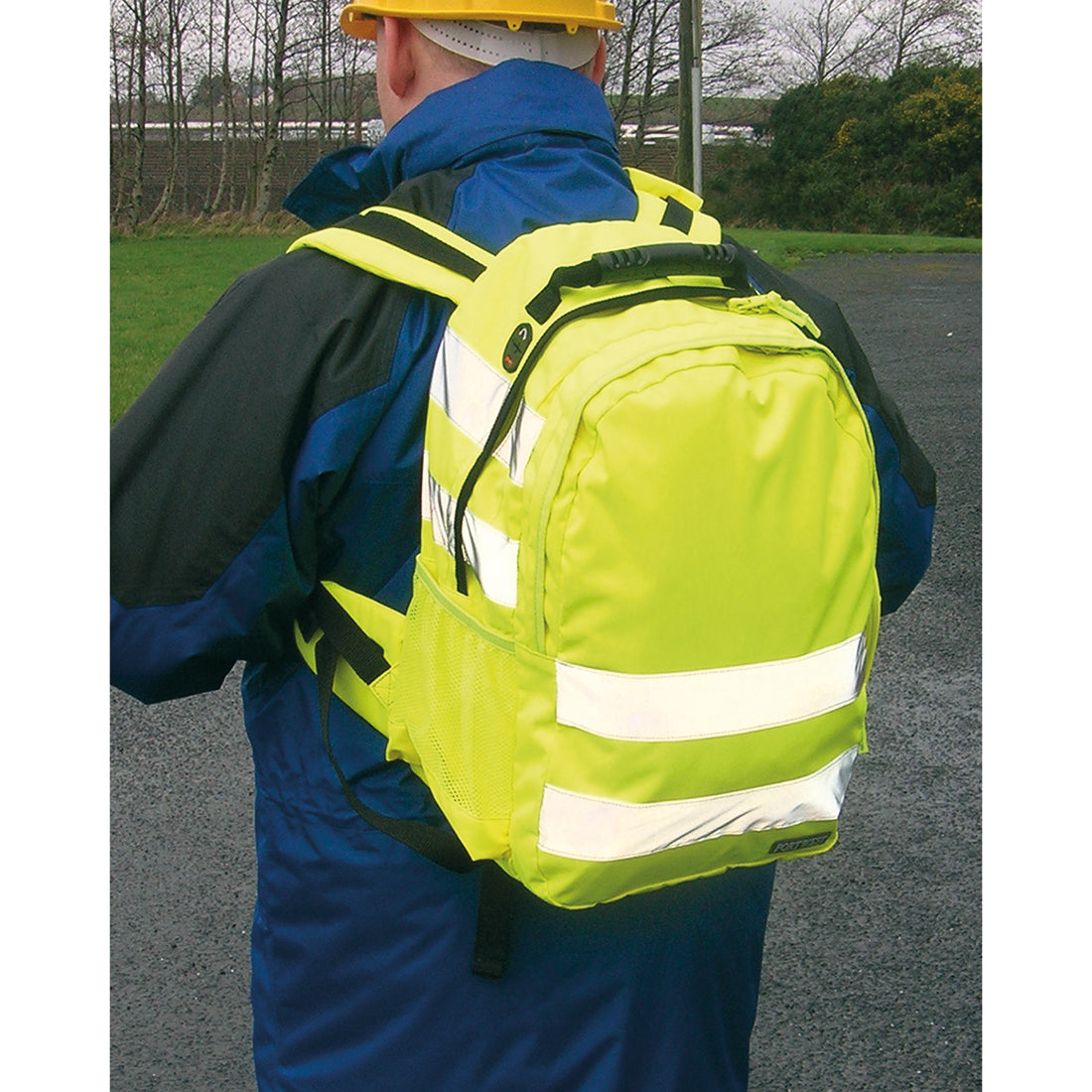 Hi-Vis Backpack with Tape 25L- B905 Yellow