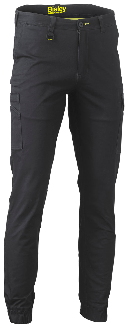 Stretch Cotton Drill Cargo Cuffed Pants - BPC6028