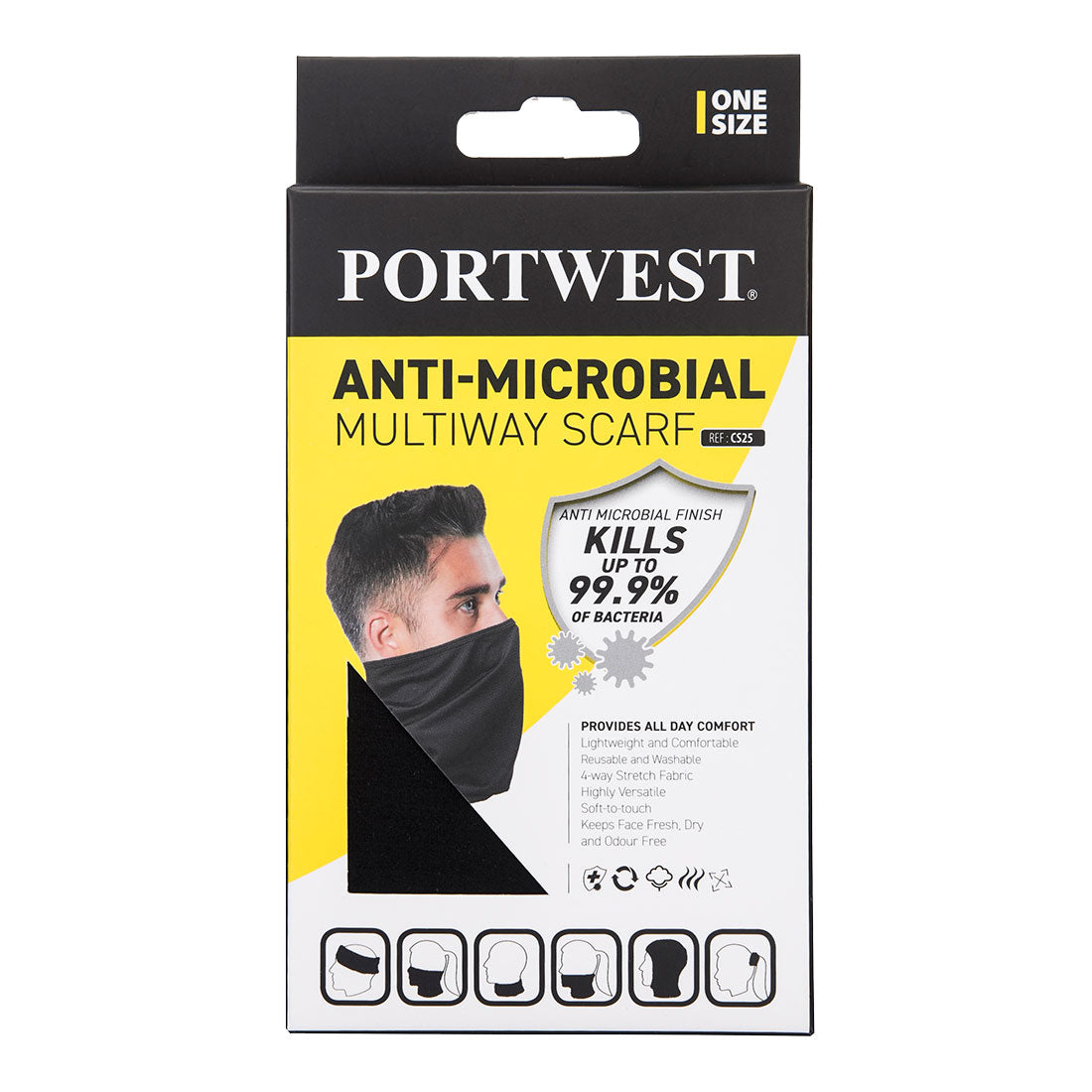 Anti-Microbial Multiway Scarf - CS25