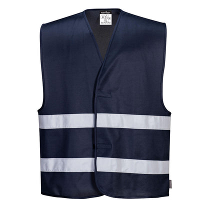 Iona 2 Band Vest - F474 Navy Front