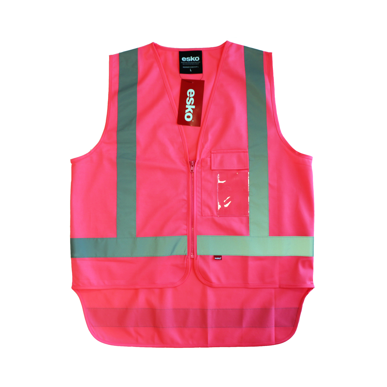 HVP ESKO PINK VEST FRONT
