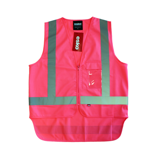 HVP ESKO PINK VEST FRONT