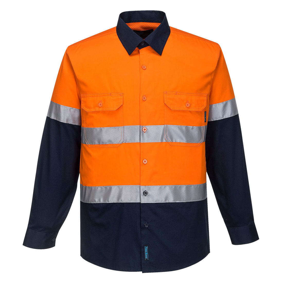 Lightweight Shirt L/S Orange- MA801 Front