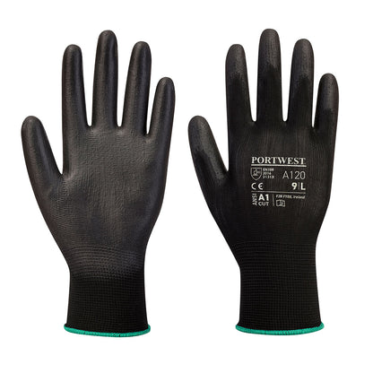 PU Palm Glove Black - A120 Palm & Back