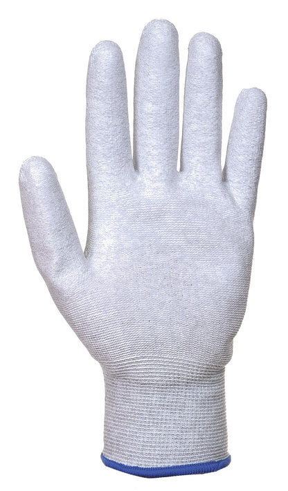 Antistatic PU Palm Glove Grey - A199 Palm