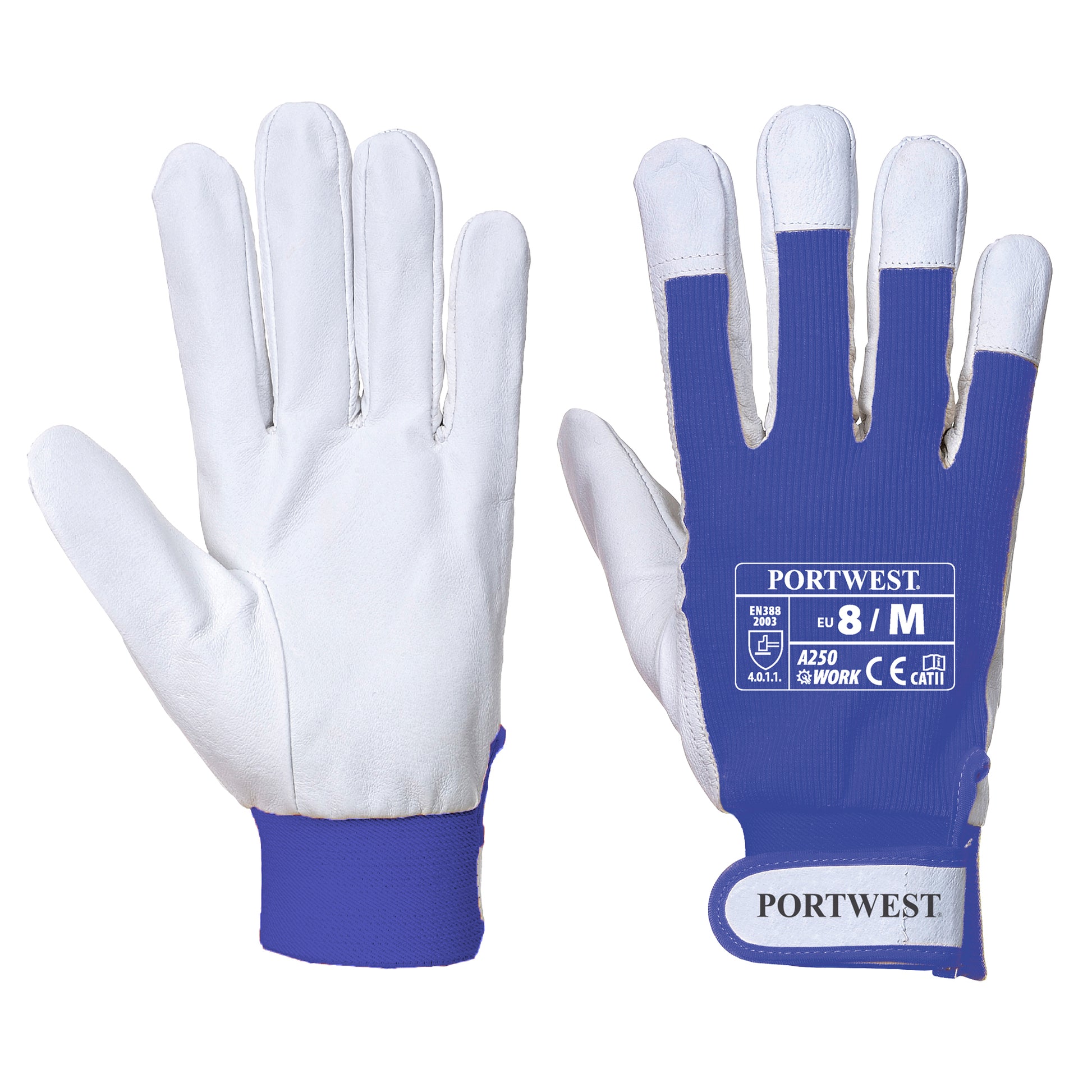 Tergsus Glove Blue - A250 Medium Palm & Back