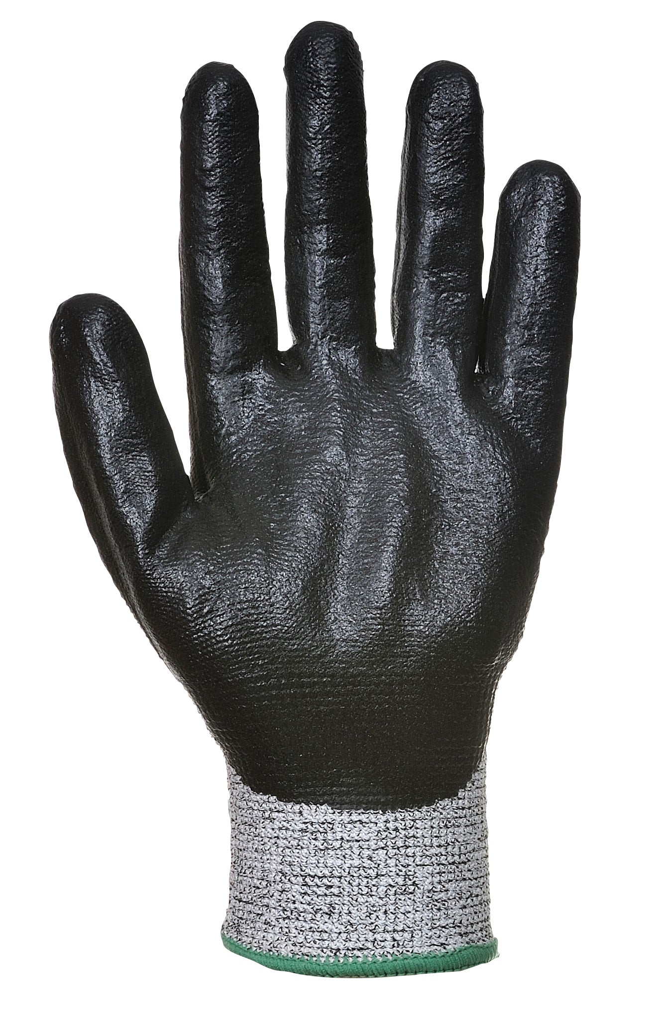 Cut Nitrile Foam Glove Grey/Black - A621 Palm 
