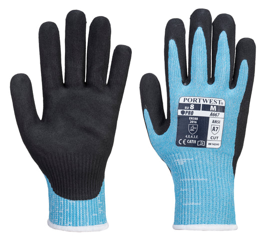 Claymore AHR Cut Glove Blue/Black - A667 Palm & Back