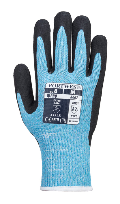 Claymore AHR Cut Glove Blue/Black - A667 Back
