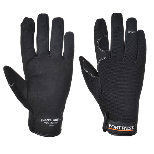 General Utility Glove Black -  A700 Palm & Back