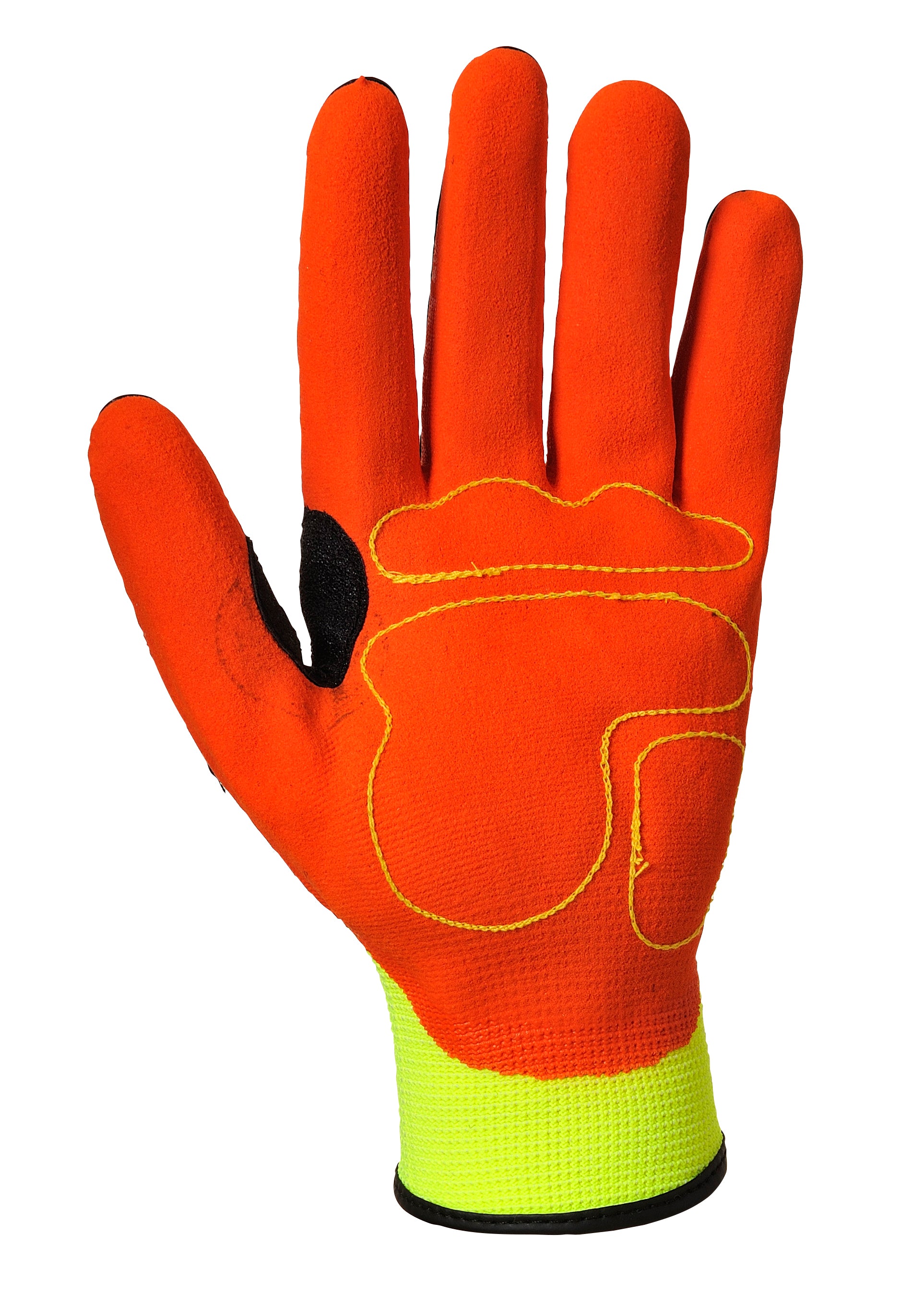 Anti Impact Grip Glove Orange - A721 Palm