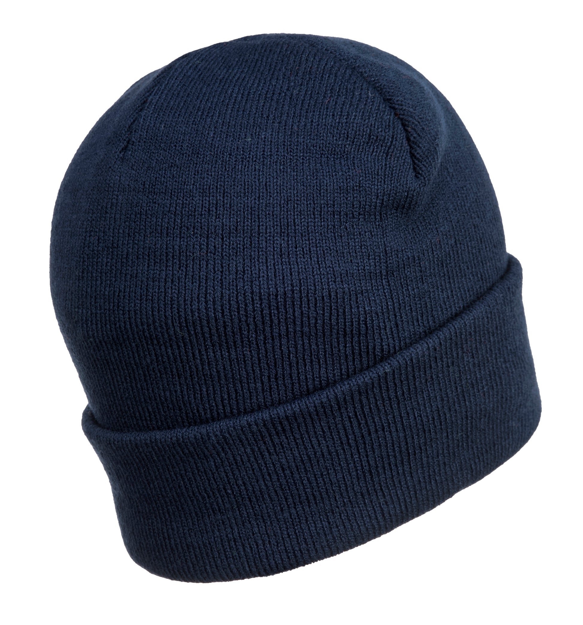 Rechargeable LED Beanie Navy back- B029