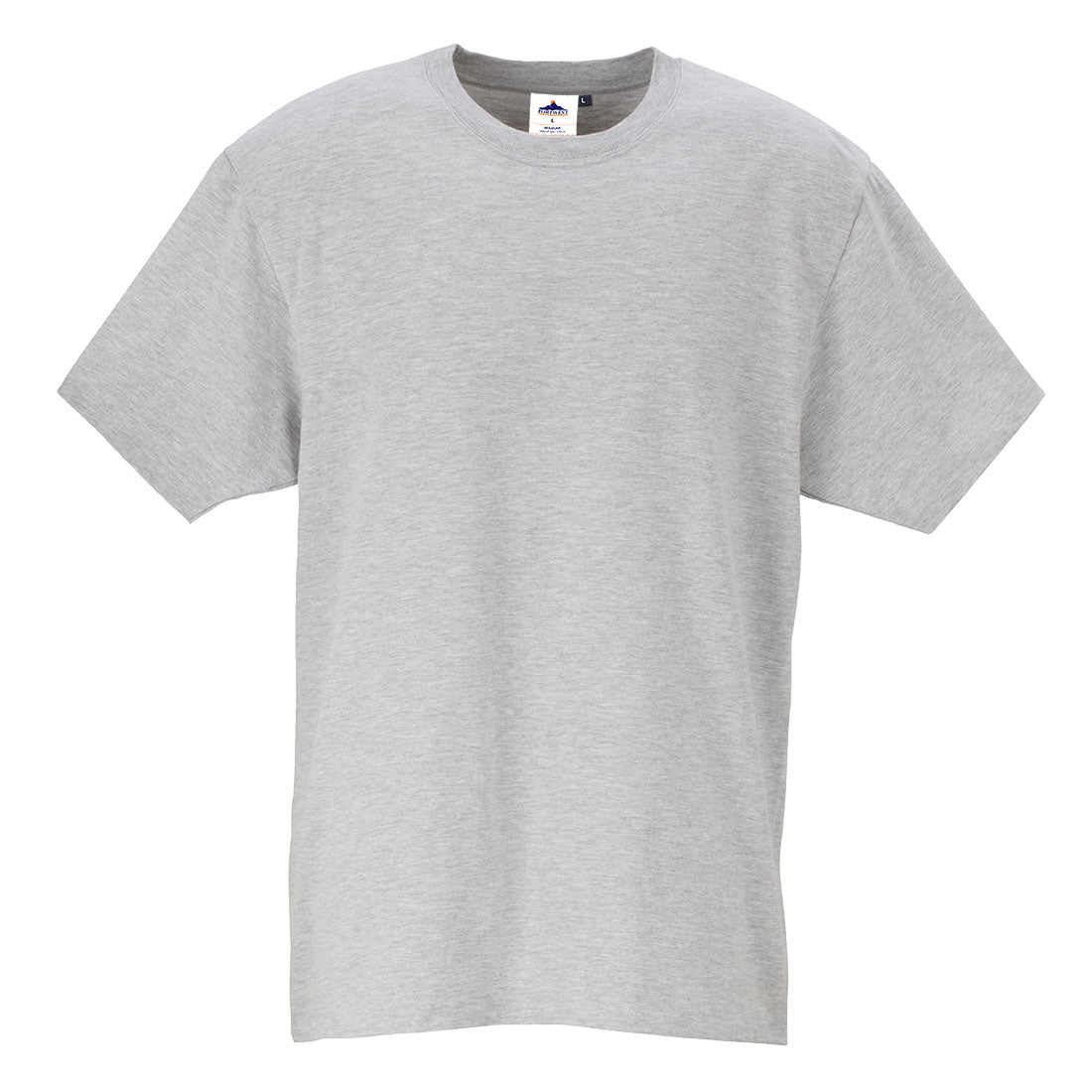 Turin Premium T-Shirt Grey - B195 Front