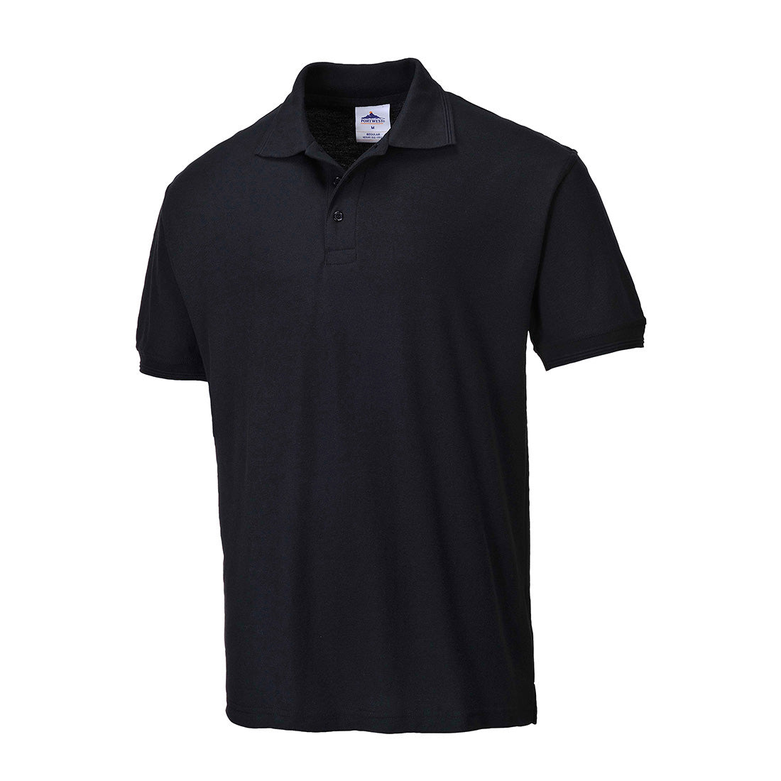 Naples Polo Shirt- B210 black front