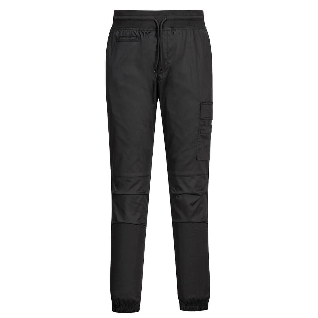 Chef's Stretch Jogger Black - C074 Front