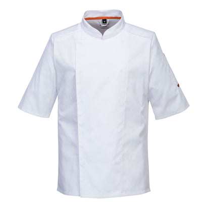 MeshAir Pro Chef Jacket S/S White C738