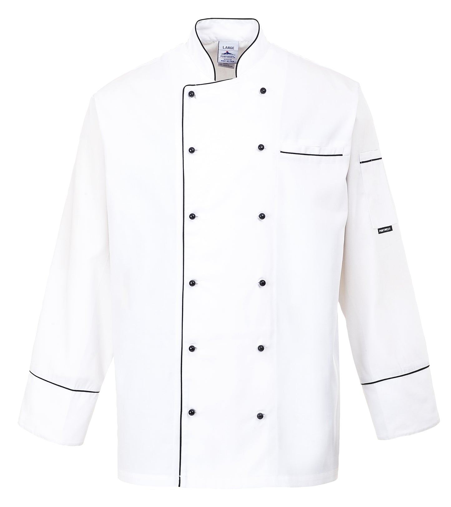Cambridge Chef Jacket White - C775 Front