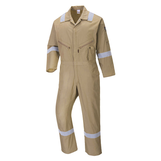 Iona Khaki Cotton Coverall - C814