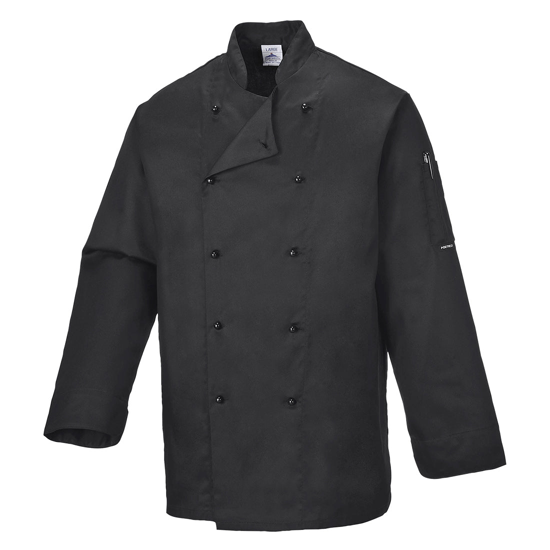 Somerset Chef Jacket - Black - C834
