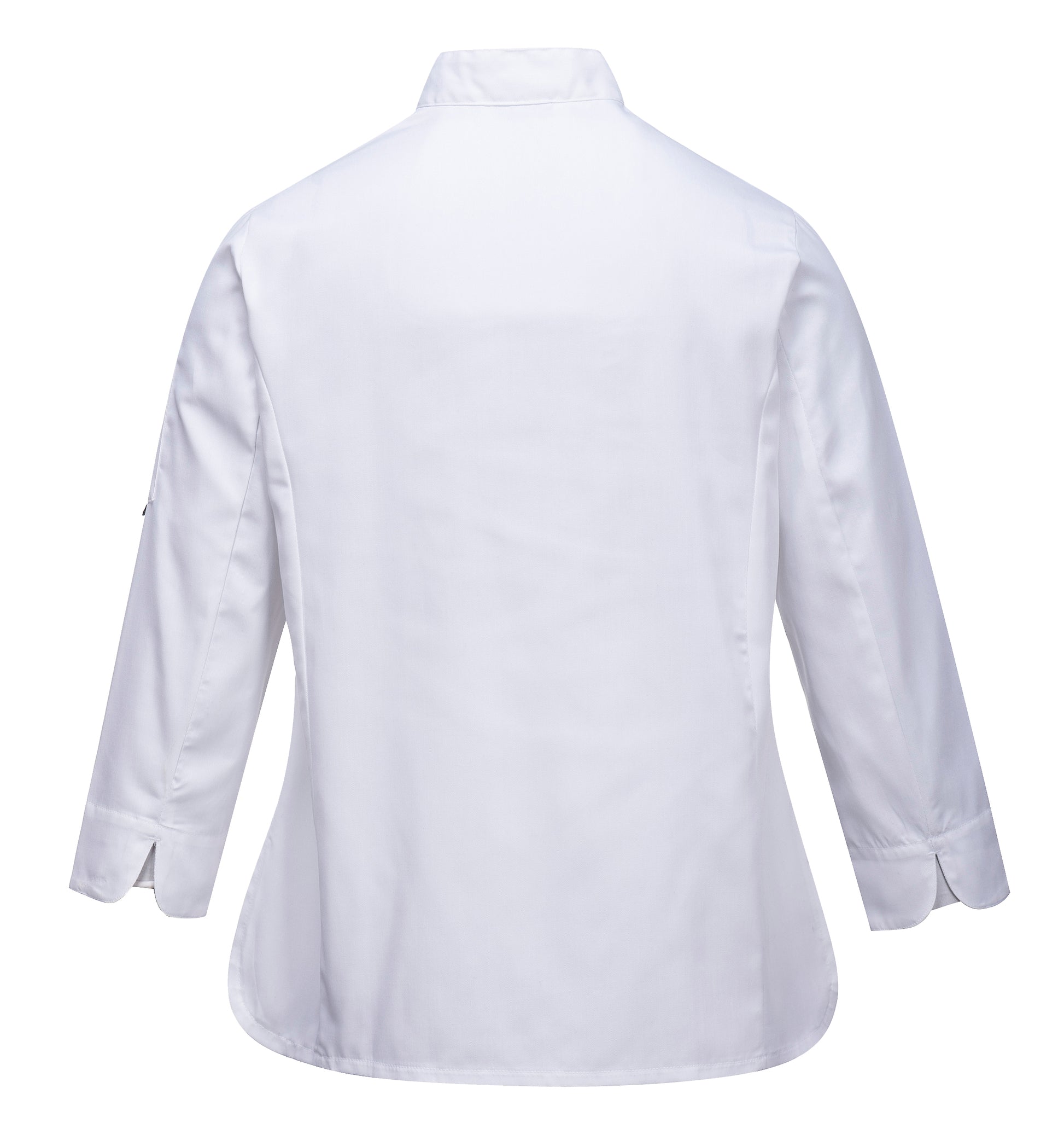 Rachel Chef Jacket L/S White - C837 Back