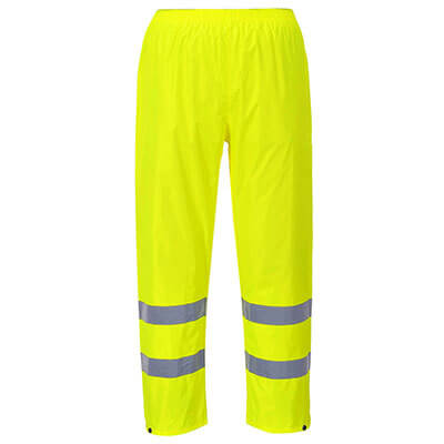 Hi-Vis Rain Trousers Yellow - H441