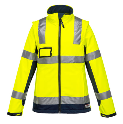 Kimberly Softshell Jacket D/N Yellow - K7003 Front