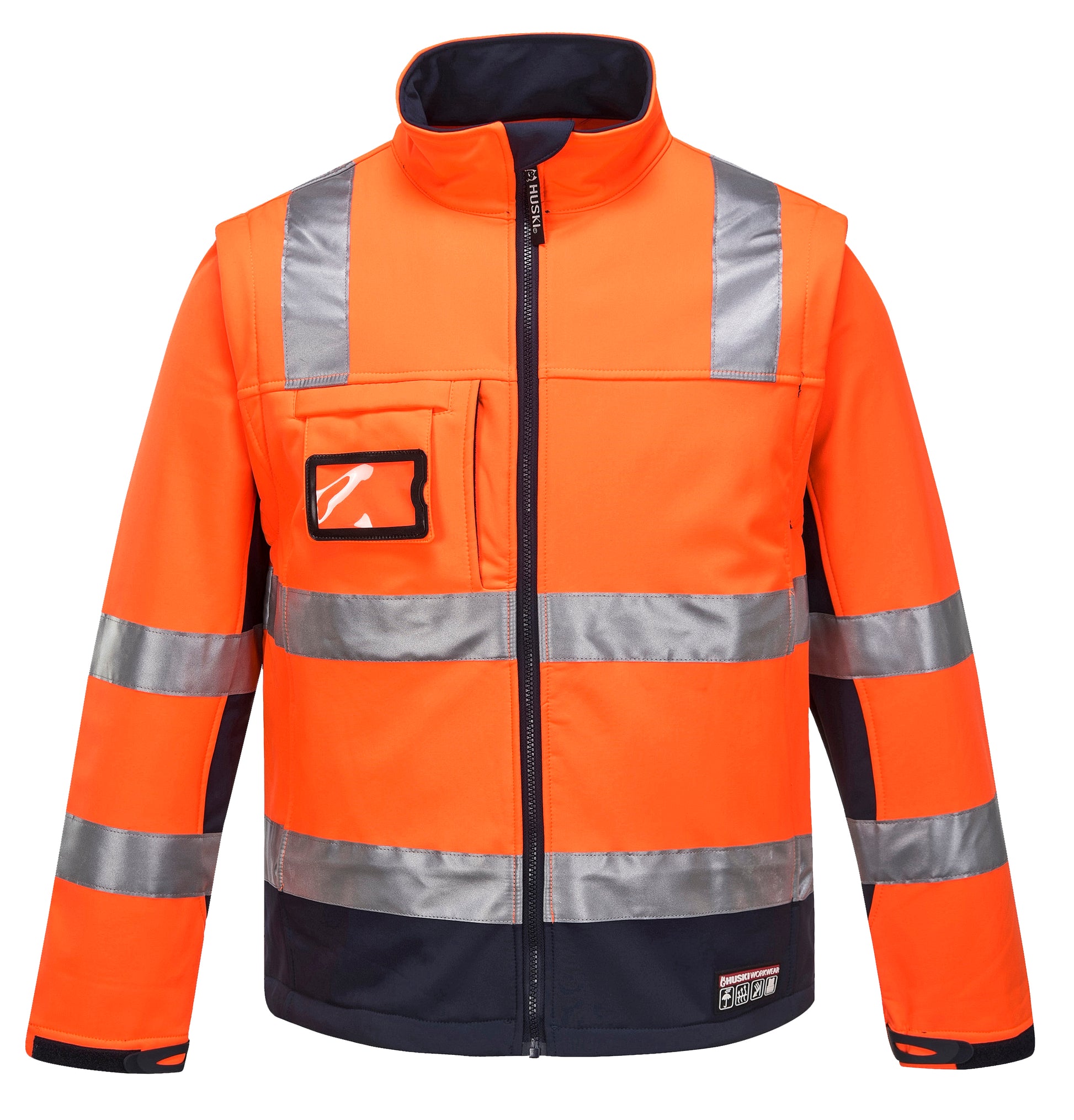 Chassis Softshell Jacket D/N Orange - K8074 Front