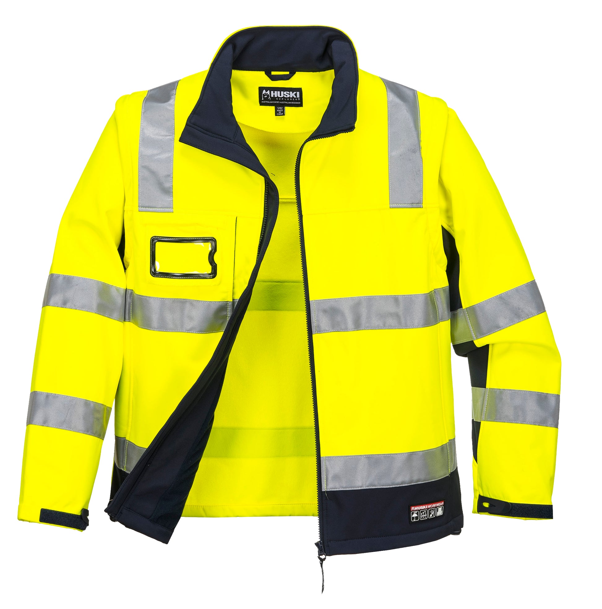 Chassis Softshell Jacket D/N Yellow - K8074 Front