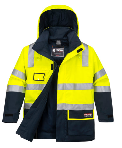 HUSKI Flash Jacket Yellow Navy 26 CAL - K8154