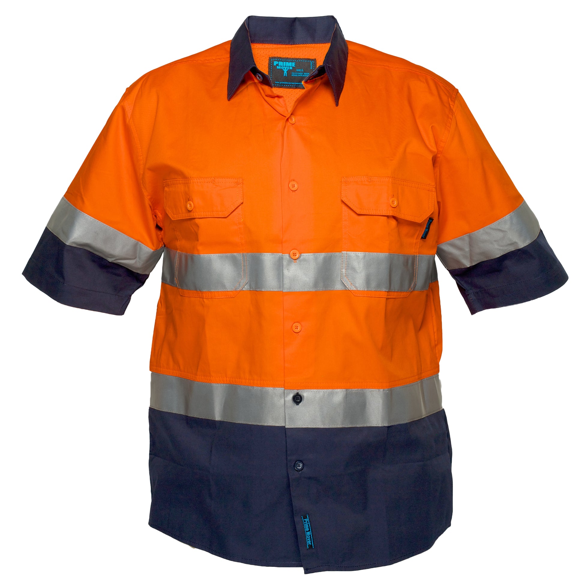 Lightweight Shirt S/S Orange - MA802 Front