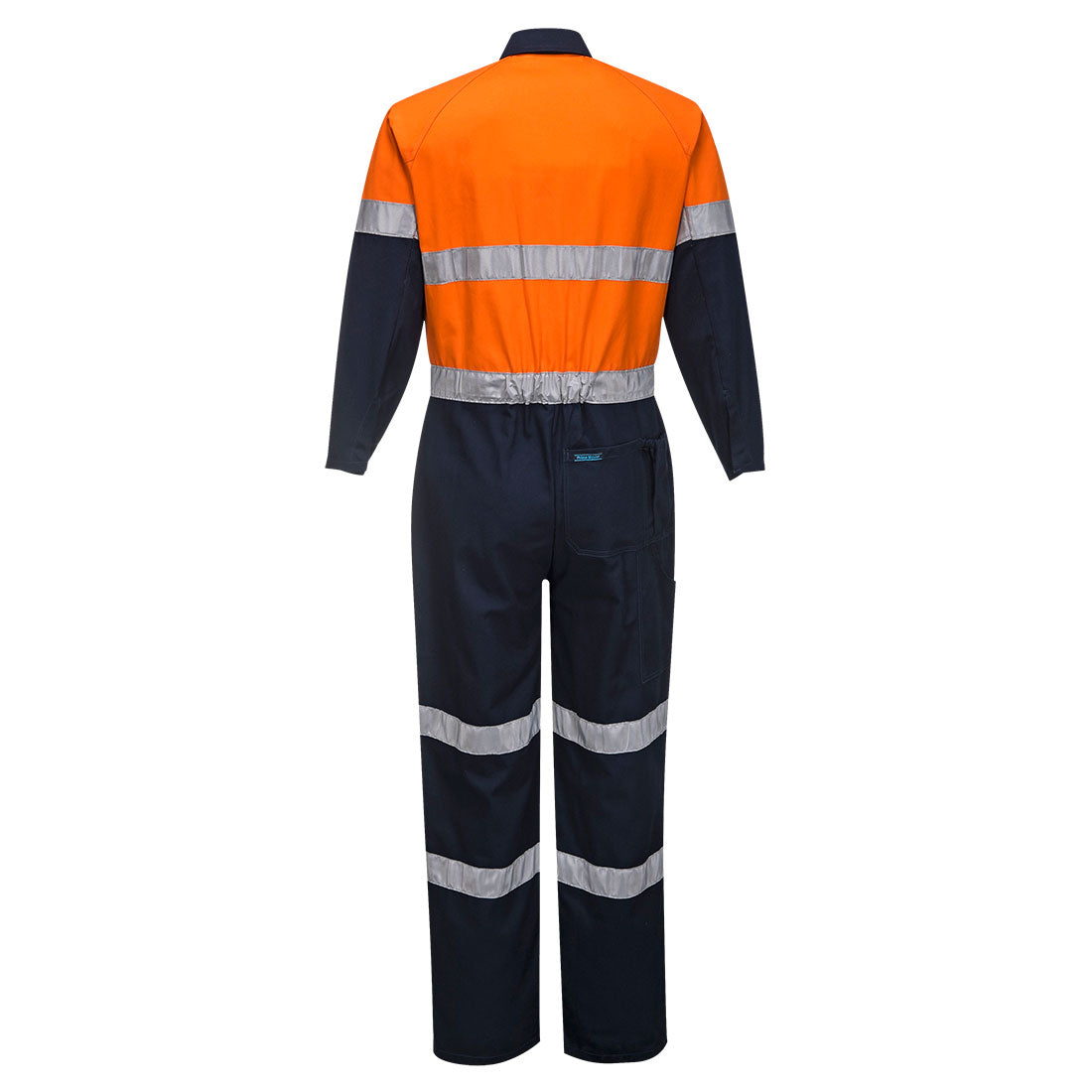 Orange Hi Vis Cotton Overall D/N back- MA931