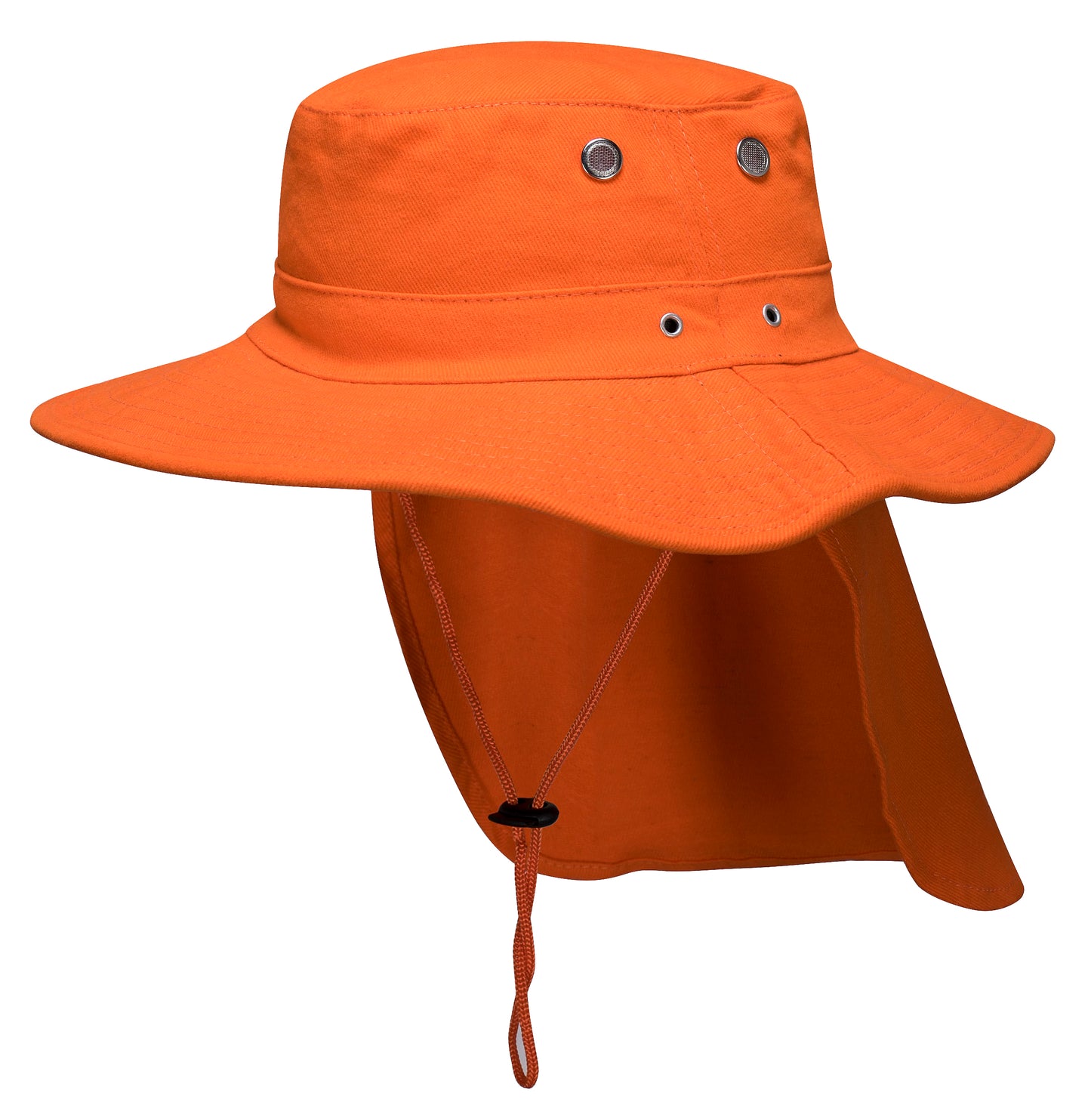Orange Wide Brim Hat - MC601