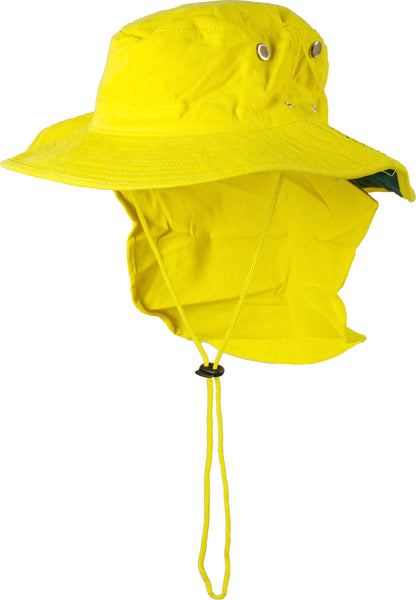 Yellow Wide Brim Hat - MC601