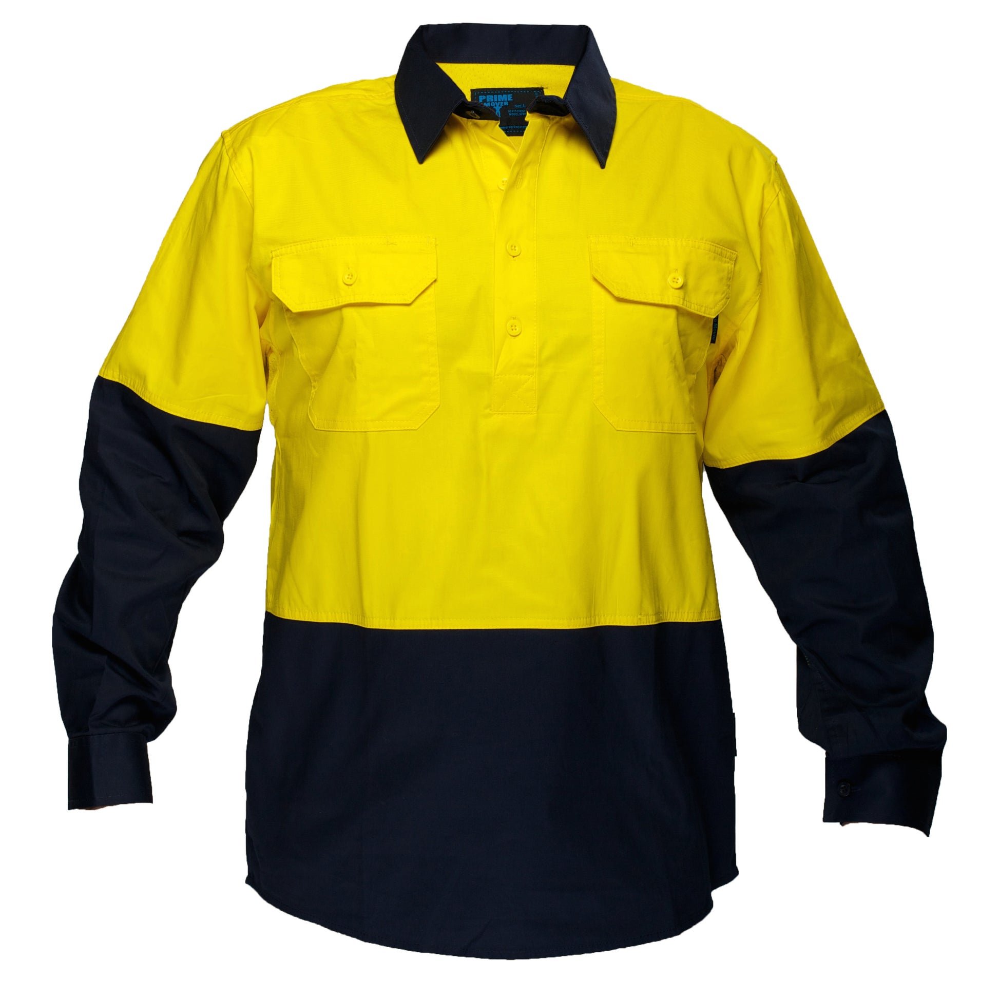 Closed Shirt L/S Class D Yellow - MC801 Front