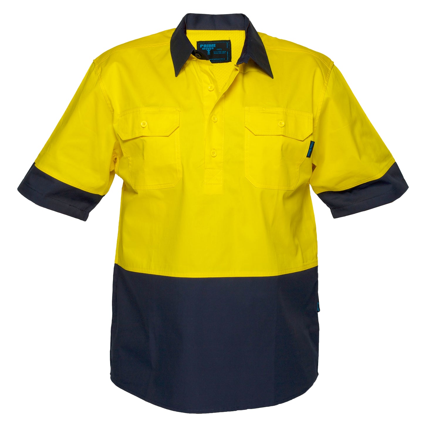 Closed Shirt S/S Class D Yellow - MC802 Front