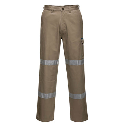 Cargo Pants with Double Tape Khaki - MD701 Front