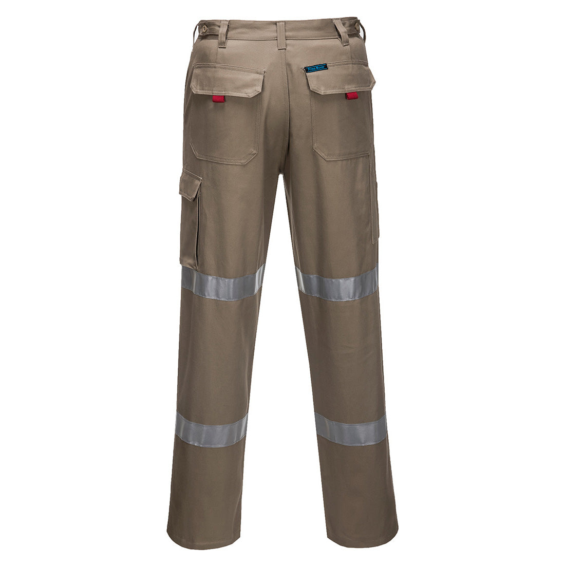 Cargo Pants with Double Tape Khaki - MD701 Back