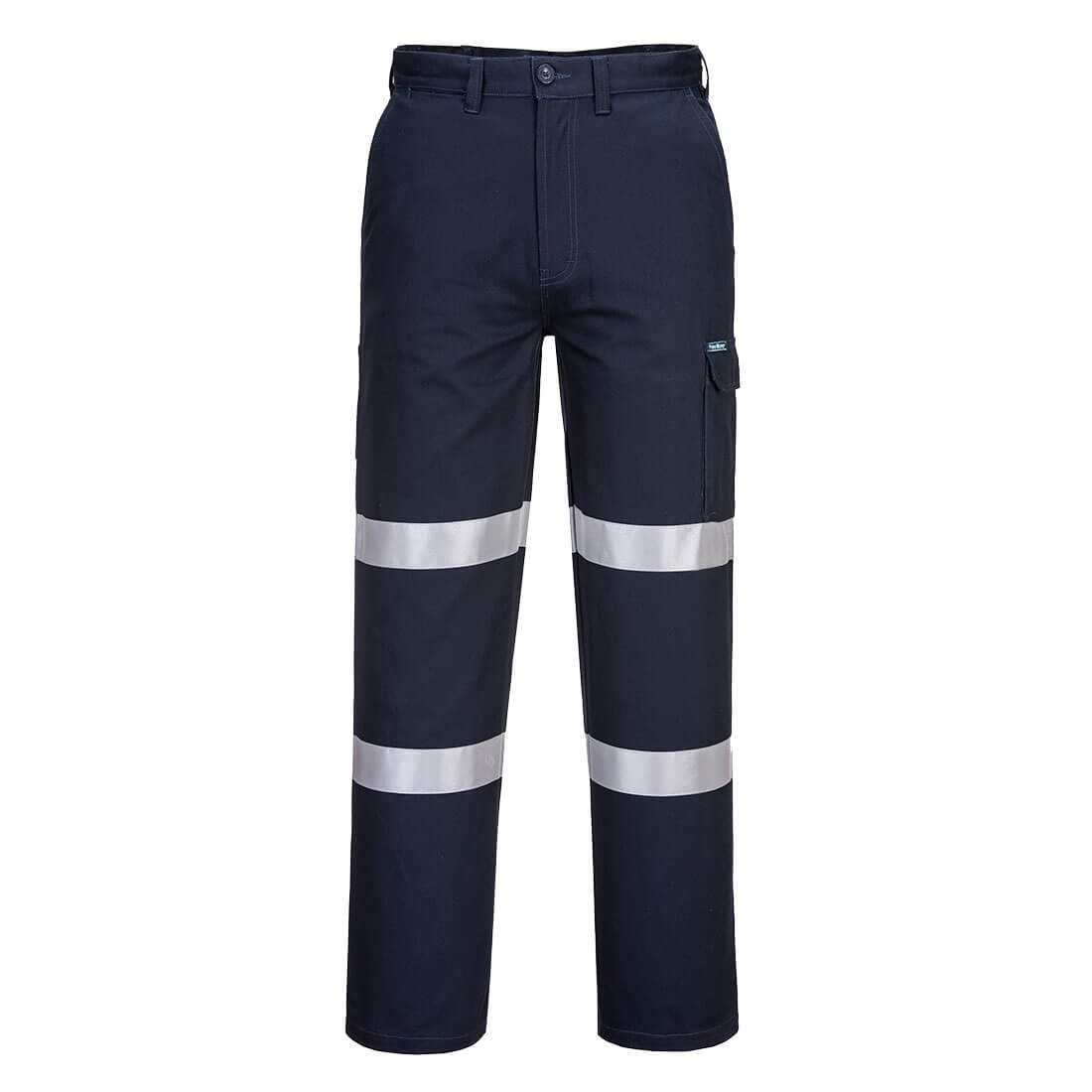 Cargo Pants with Double Tape Navy - MD701 Front